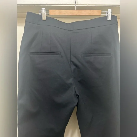 Veronica Beard Tani Pants Black Womens Size 16 Plus Size $448 Trousers 27L Chic